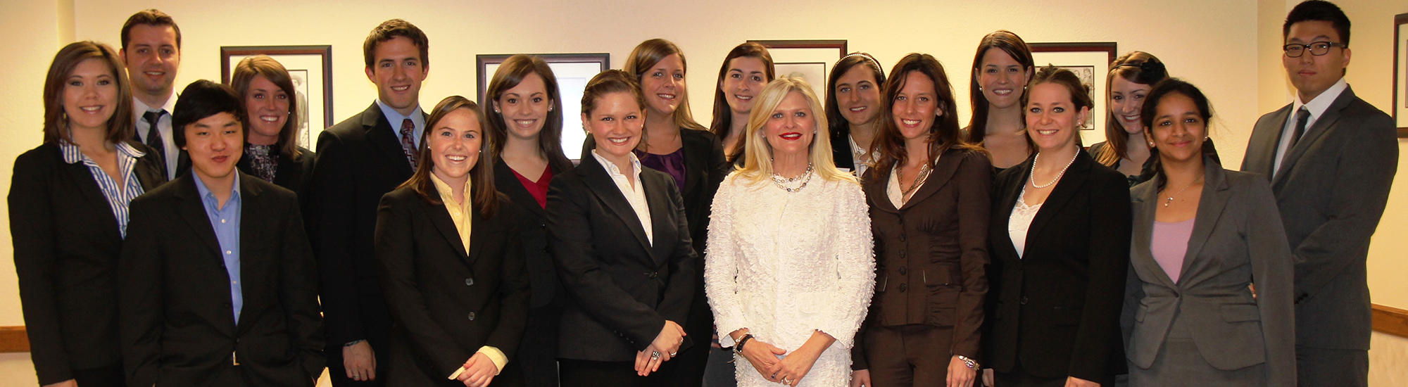Sharen Jester Turney & Wharton Grad School students