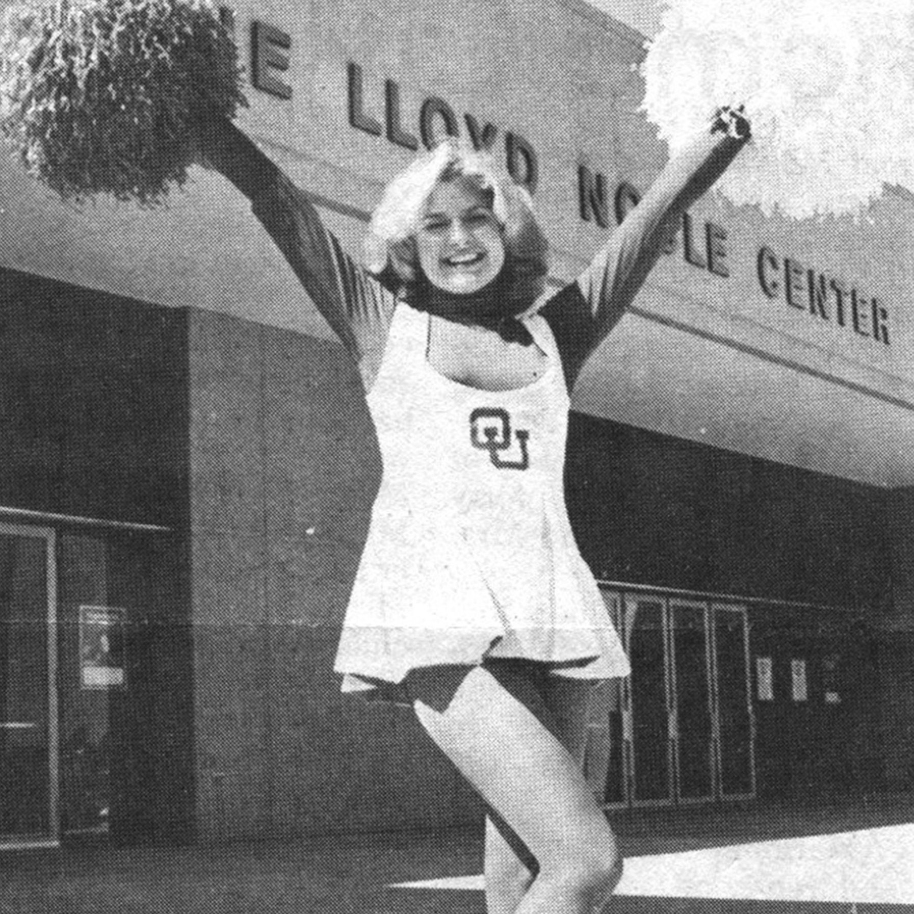 Ms. Turney Cheerleading for University of Oklahoma 